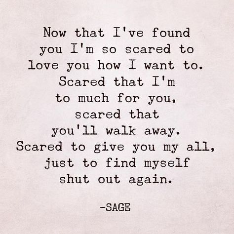 60 Scared Of Love Quotes If You Are Afraid To Love Again Scared To Love Quotes, Afraid To Love Quotes, Scared Of Love, Love Again Quotes, Scared Quotes, Scared To Love, Falling In Love Quotes, Fathers Day Quotes, New Relationship Quotes