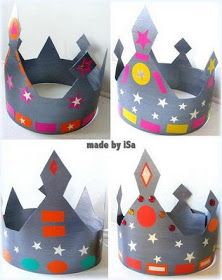 Diy Birthday Crown, Winter Activities Preschool, 3 Kings, Me M, Diy Crown, Dragon Party, Crazy Hats, Paper Hat, World Crafts