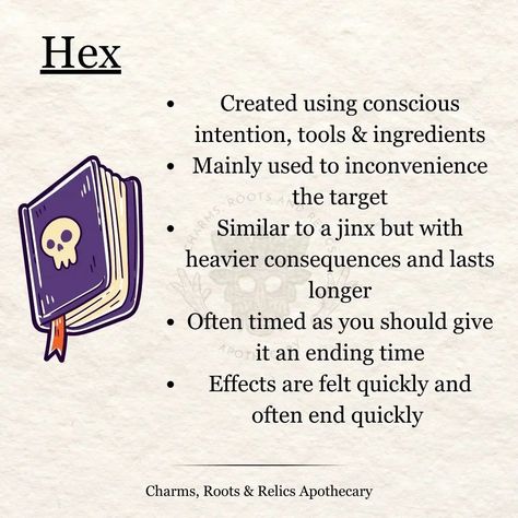 Hex Jinx Curse, How To Hex Someone Witchcraft, Hex Spell Curse, Hexes For Enemies, How To Hex Someone, Jealousy Spell, Hex Spell, Baneful Magick, Spiritual Crafts