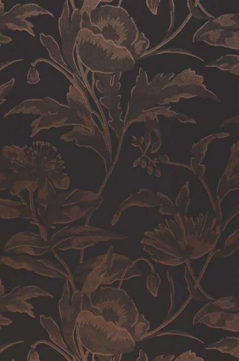 Classic wallpaper | Historical patterns of important style epochs | Wallpaper from the 70s Wallpaper Inspo Bedroom, Rooms With Wallpaper Accent Wall, Dark Boho Wallpaper, Vintage Room Wallpaper, Dark Elegant Wallpaper, Brown Wallpaper Aesthetic Vintage, Grey Brown Wallpaper, Brown Vintage Wallpaper, Vintage Wallpaper Lockscreen