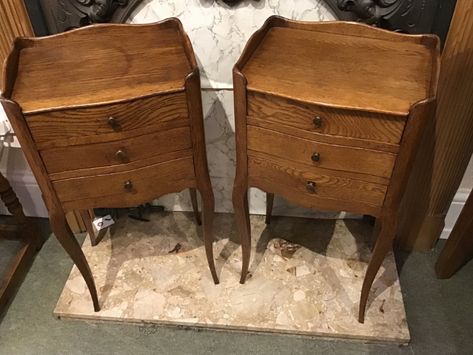 Cottage Bedside Table, Antique Bedside Table Ideas, French Bedside Table, Tall Bedside Table Ideas, Antique Bedside Table, French Style Bedside Tables, Tall Bedside Table, Large Bedside Tables, Antique Bedside Tables