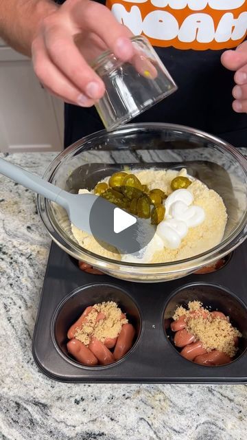 Food Dudes on Instagram: "How cowboys make muffins #cornbread #cooking #easyrecipe" Football Food Main Dish, Food Dudes Cook, Breakfast Corn Dogs, Hot Dog Cornbread Muffins, Cornbread Mini Muffins, Pulled Pork Stuffed Cornbread Muffins, Mini Cornbread Muffins Appetizers, Cornbread And Hotdogs Mini Muffins, Cowboy Cornbread