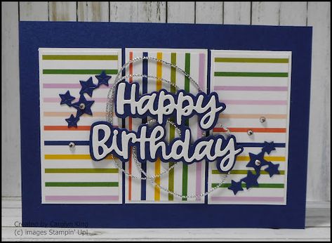 Carolyn King: Happy Birthday Wanted To Say Stampin Up Dies, Stampin Up Wanted To Say Dies, Wanted To Say Dies Stampin Up Cards, Delightfully Eclectic Dsp, Wanted To Say Dies, Birthday Cards Ideas, 1 Happy Birthday, Card Greetings, Dsp Cards