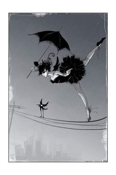 Anime Circus, Creepy Circus, Alternative Comics, Dark Circus, Ballerina Art, Umbrella Art, Circus Art, Vintage Circus, Gothic Art