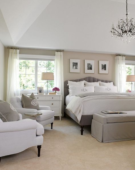 agreeable gray sherwin williams Bedroom Bliss, Master Room, Versace Home, Neutral Bedroom, Bedroom Windows, Dreamy Bedrooms, Master Bedrooms Decor, Remodel Bedroom, Beautiful Bedrooms