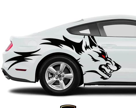 Car Door Stickers, Car Vinyl Graphics, Alto Car, Car Sticker Ideas, Cool Car Stickers, Custom Car Stickers, Ford Lobo, Door Bed, Car Stripes