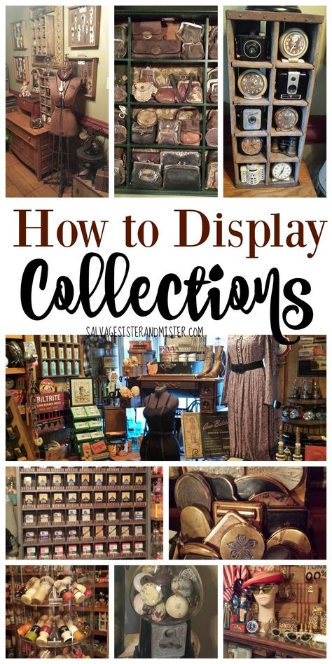 Display Collections, Vintage Booth Display, Vintage Store Displays, Antique Booth Displays, Antique Booth Ideas, Traditional Interior Design, Classy Decor, Museum Displays, Funky Home Decor