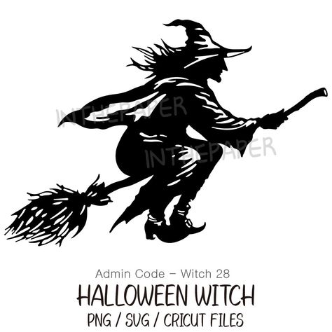 Silhouette Line Art, Pointy Shoes, Witch Svg, Outline Illustration, Flying Witch, Discount Promotion, Black Silhouette, A Witch, Halloween Png