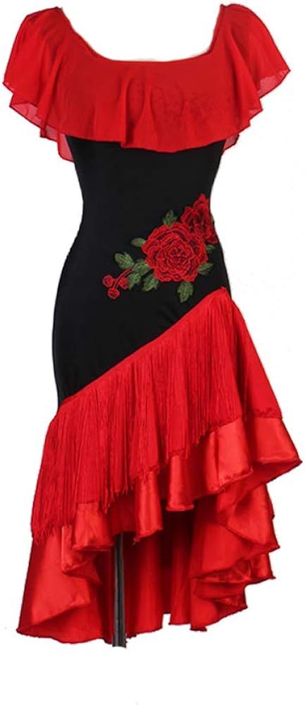 Amazon.com: New Latin Ballroom Competitio n Dance Dress Modern Waltz Tango Standard Dress#F520 Red, Turquoise (Red, L) : Clothing, Shoes & Jewelry Red Salsa Dress, Turquoise Clothing, Red Ballroom Dresses, Tango Dance Costume, Red Latin Dress, Tango Dress Red, Ballroom Dance Dresses Standard, Flamenco Costume, Dance Style Outfits