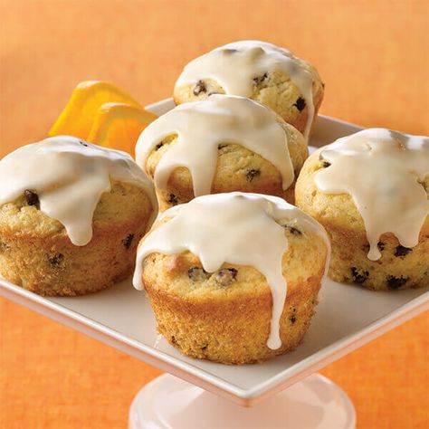 Choc Chip Muffins, Chocolate Chip Muffin Recipe, Coconut Muffins, Orange Muffins, White Choc, Orange Chocolate, Land O Lakes, Choco Chips, Sweet Breads