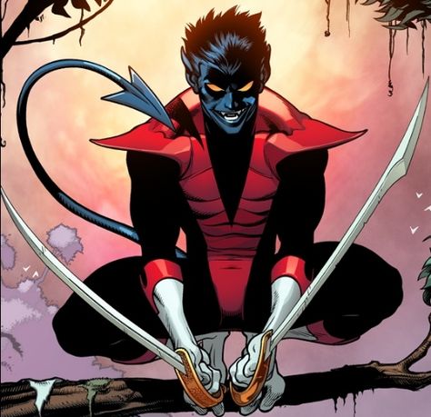 Nightcrawler vs. Bullseye - Battles - Comic Vine Nightcrawler Art, Nightcrawler Comic, Nightcrawler Marvel, Nightcrawler Xmen, Professor Xavier, Charles Xavier, Joss Whedon, Video X, Marvel Comic Universe