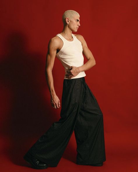 Male Model Editorial High Fashion, Male Runway Poses, Vogue Male Models, Model Pose Reference Photo Shoot, Vogue Poses Dance, Hip Hop Outfits Dancers Men, High Fashion Male Models, Fashion Poses For Men, High Fashion Male Poses