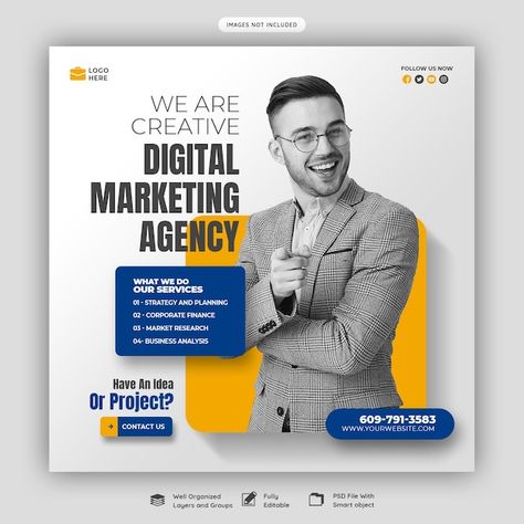 Ads Flyer Design, Digital Marketing Flyer Design, Digital Marketing Banner Design, Business Flyer Design Marketing, Digital Marketing Post Ideas, Digital Marketing Post Design, Digital Marketing Brochure, Digital Banner Design, Digital Marketing Instagram Post