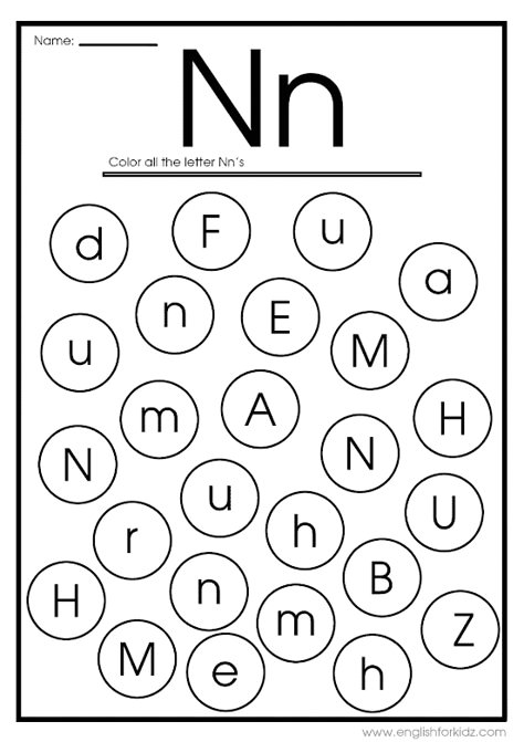 Find letter n worksheet for elementary ESL students Letter N For Preschoolers, Letter Nn Worksheets, N Worksheets For Preschool, Letter N Worksheets For Preschool, Letter N Activities, Letter N Worksheet, Letter D Worksheet, Letter B Worksheets, Free Printable Alphabet Worksheets