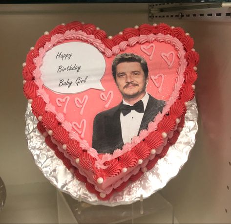 Pedro Pascal Cake, Happy Birthday Baby Girl, Pedro Pascal, Funny Pictures, Birthday Cake, Happy Birthday, Pastel, Cake, Birthday