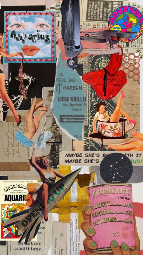 #aquarius #aquariussun #aesthetic #moodboard #collage #vintage #music #love Aquarius Collage, Moodboard Collage, Astrology Aquarius, Aesthetic Moodboard, Collage Vintage, Vintage Music, Music Love, Astrology, Mood Board