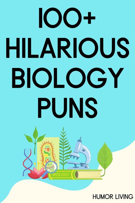 Biology is a branch of science that focuses on living organisms. Whether studying or teaching, read hilarious biology puns for a good laugh. Biology Puns, Science Humor Biology, Biology Jokes, Biology Humor, Studying Funny, Nerdy Jokes, Science Puns, Jokes For Teens, Biology Classroom