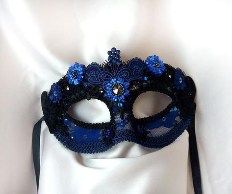 Blue Masquerade Masks, Red Mask Masquerade, Blue Masquerade Mask, Masquerade Outfit, Masquerade Ball Mask, Venetian Masks, Venetian Mask, Mardi Gras Mask, Cool Masks