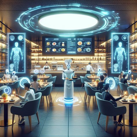 The Future of Restaurants: AI-Driven Food Service Trends for 2024 - Ai restaurant trends Restaurant Trends, Staff Management, Human Intelligence, Process Automation, Reduce Energy Consumption, Service Industry, Facility Management, Trends For 2024, Custom Website Design