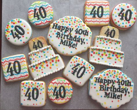 #40thbirthday #40th #birthday #cookies 40 Cookies Decorated, 40th Birthday Decorated Cookies, 40th Birthday Cookies Decorated, 40th Birthday Sugar Cookies, 18th Birthday Cookies Decorated, 40 Birthday Cookies, 40th Cookies, 40th Birthday Cookies, Birthday Party Cookies