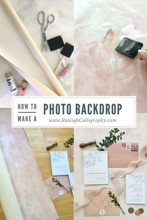 Diy Backdrop For Photoshoot, Making A Photo Backdrop, Backdrop Painting Ideas, Diy Canvas Backdrop, Canvas Backdrop, Diy Backdrop For Product Photos, Photography Paper Backdrops, Diy Painted Backdrop, Diy Photo Backdrop For Products