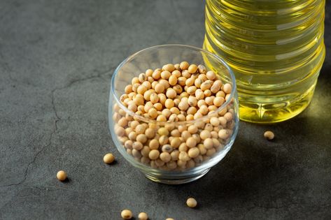 Free Photo | Soybean oil soybean food and beverage products food nutrition concept. Soy Beans, Food Nutrition, Food And Beverage, Soybean Oil, Nutrition Recipes, Free Photo, Free Photos, Condiments, Nutrition