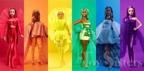 2023 Convention Exclusive Chromatic Couture Orange Barbie (HJX41) - Toy Sisters Orange Barbie, Barbie Convention, The Search, To Read, Internet, Couture, Dolls, Orange, Toys