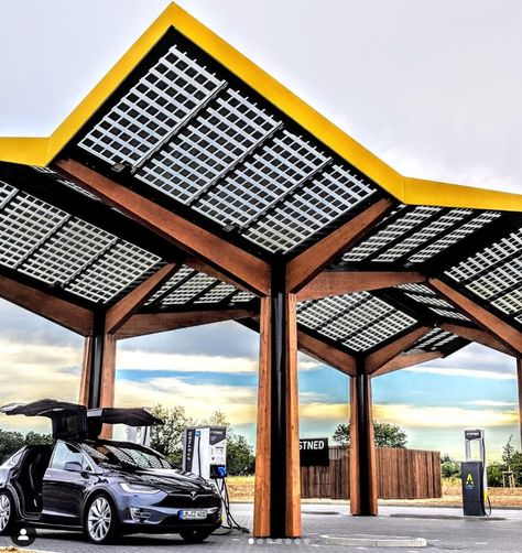 Solar Canopy Architecture, Solar Panel Canopy, Solar Parking, Solar Pergola, Solar Energy Design, Wood Canopy, Canopy Architecture, Shelter Design, Urban Landscape Design