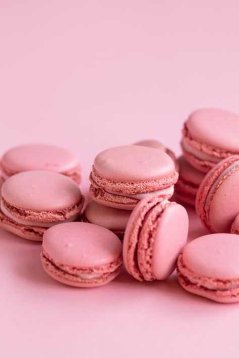 Macaroons, Macarons, Pink