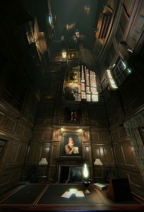 Layers Of Fear Art, Layers Of Fear Aesthetic, Fear Game, Layers Of Fear, Victorian Room, Art Academia, Horror Video Games, Survival Horror Game, Dishonored