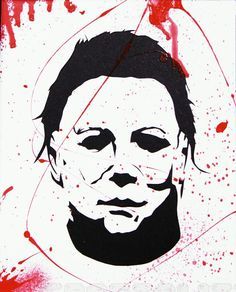 Micheal Meyers-stencils Michael Myers Face, Mask Drawing, Horror Artwork, The Boogeyman, Pumpkin Stencil, Pumpkin Carving Templates, Silhouette Stencil, Michael Myers Halloween, Halloween Painting