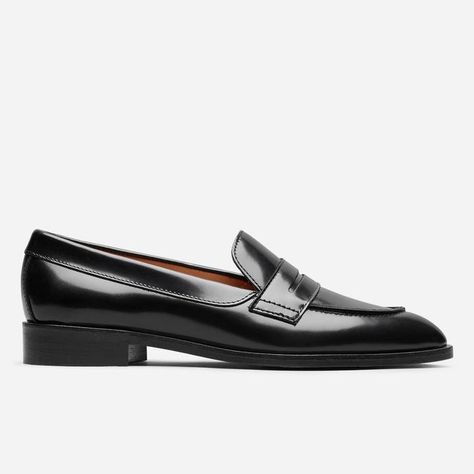 Penny Loafers Outfit, Womens Penny Loafers, Black Loafer Shoes, Cole Haan Loafers, Leather Loafer Shoes, Black Leather Loafers, Men's Loafers, Black Loafers, Penny Loafer