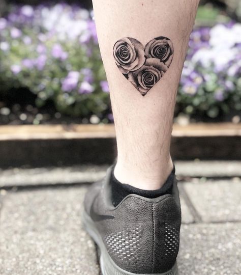 Cover Heart Tattoo, Heart Shaped Rose Tattoo, Small Coverup Tattoo Ideas For Women, Large Heart Tattoo, Black And Grey Heart Tattoo, Heart In A Cage Tattoo, Black And Grey Tattoos For Women, Heart Tattoo Cover Up Ideas, Heart Tattoo Cover Up