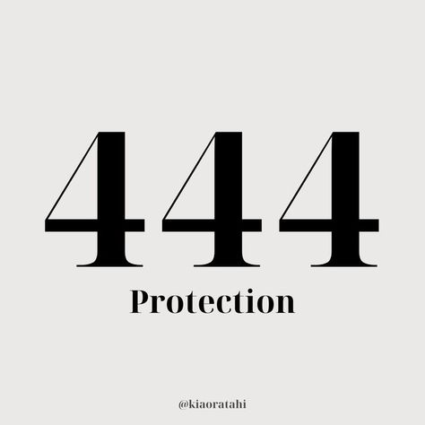 Angel Numbers Protection, 444 Wallpaper White, 444 Protection Tattoo, 444 Black And White, 2024 Numbers Aesthetic, Angel Number 444 Tattoo Font, Number Angel 444, 444angel Numbers, 444 Vision Board