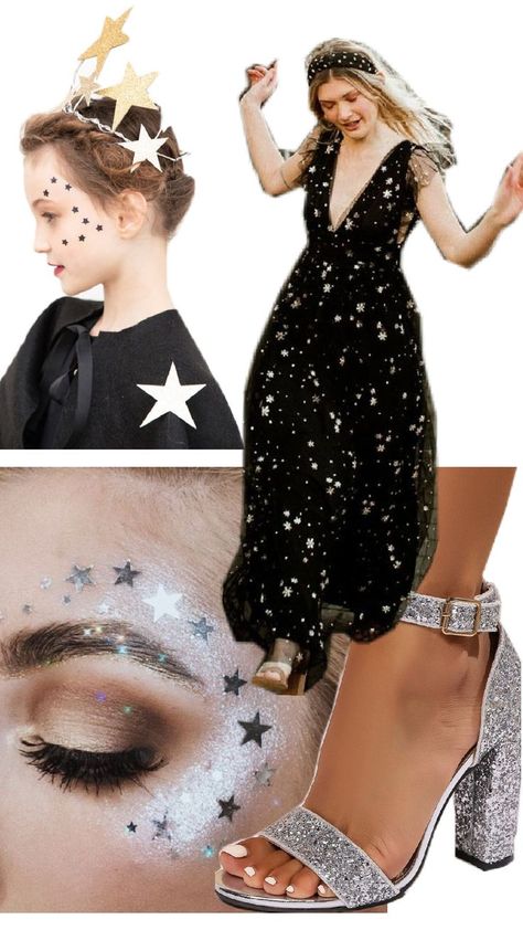 Star Costume Women, Star Halloween Costume, Galaxy Costume, Star Costume, Spooky Szn, Last Minute Halloween Costumes, Costume Women, Halloween 2024, Holiday Party Outfit