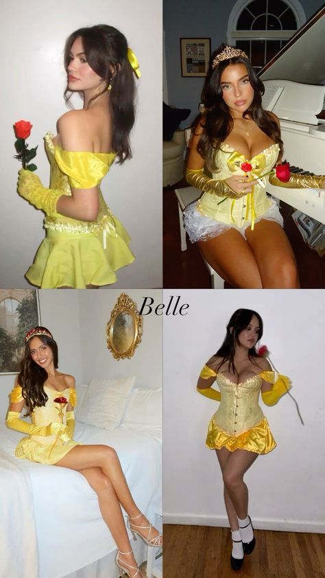 Beauty And The Beast Dress Up, Beauty Beast Costume, Belle And Adam Costume, Belle And Snow White Costume, Beauty And The Best Costume, Halloween Costumes Beauty And The Beast, Cute Disney Costumes For Women, Belle Costumes Women, Beauty And Beast Couple Costume