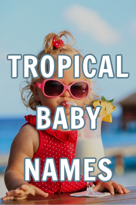 Life's sure to be a beach with a tropical island baby name. Take a look at some islands turned baby names you will absolutely love. Islander Names, Beachy Girl Names, Island Names Ideas, Coastal Baby Names, Beach Names Ideas, Beachy Baby Names, Island Names, Beach Names, 2 Syllable Girl Names