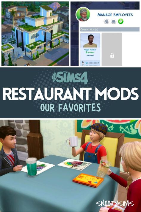 Here, we have collected the best Sims 4 restaurant mods and created the overview below. Let us know if you think that we’ve missed any noteworthy restaurant mod. Don’t forget that most of the mods included in this list require the Dine Out EP. Dine Out Mod Sims 4, Sims 4 Dine Out Mods, Sims 4 Mod Manager, Sims 4 Dine Out, Sims 4 Restaurant Mod, Sims 4 Restaurant Menu Cc, Sims 4 Retail Store Ideas, Sims 4 Dine Out Cc, The Sims 4 Restaurant Cc