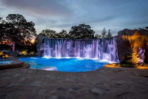 Pool Kings Pools, Backyard Pool And Spa, Glamping Essentials, Epic Pools, Pool Kings, Pool Design Ideas, Luxury Swimming Pools, Lagoon Pool, Stock Tank Pool