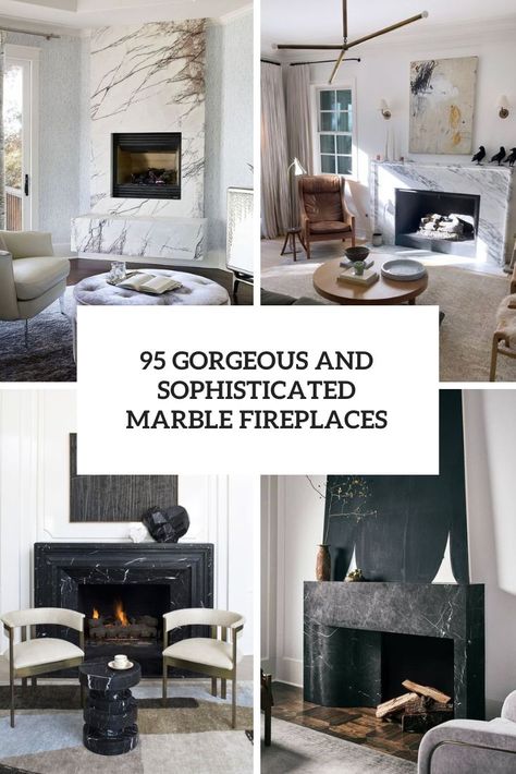 Picture of gorgeous and sophisticated marble fireplaces Marble Fireplace Ideas, Faux Marble Fireplace, Marble Fireplace Mantle, Modern Chic Living Room, Bedroom Marble, Monochromatic Living Room, Marble Hearth, Modern Coastal Living Room, Colorful Outdoor Furniture