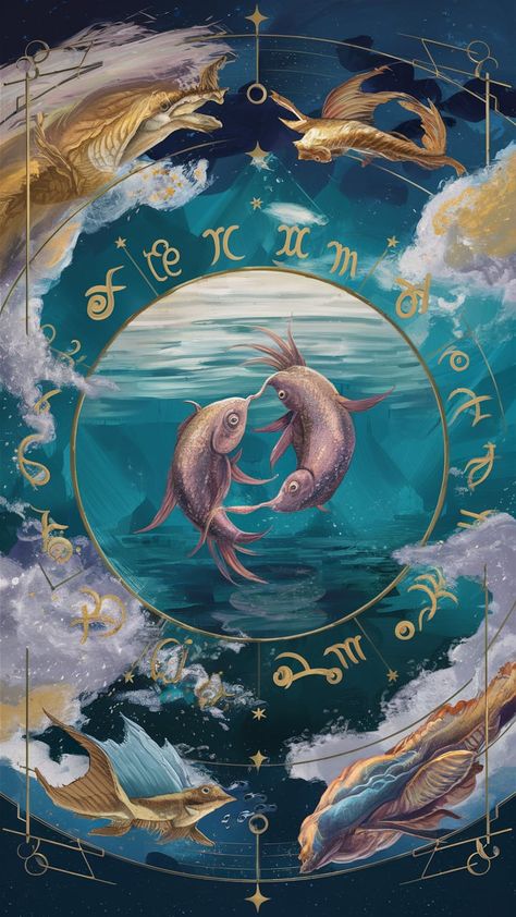 Pisces aesthetic art