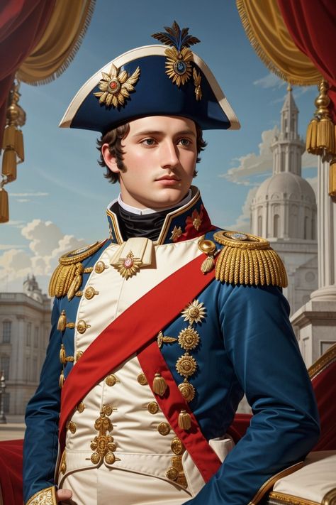 Napolean •||• Follow ➡️ wondersphere •||• #history #ancient #napolean #bonaparte #france #emperor #soldiers #french #revolution #vintage #frenchhistory #frencharistocracy #wondersphere French Revolution Outfit, French Soldier 18th Century, Nepolian Bonaparte, Victorian Aesthetic, Napoleon Bonaparte, French History, Dvd Covers, French Empire, Royal Outfits