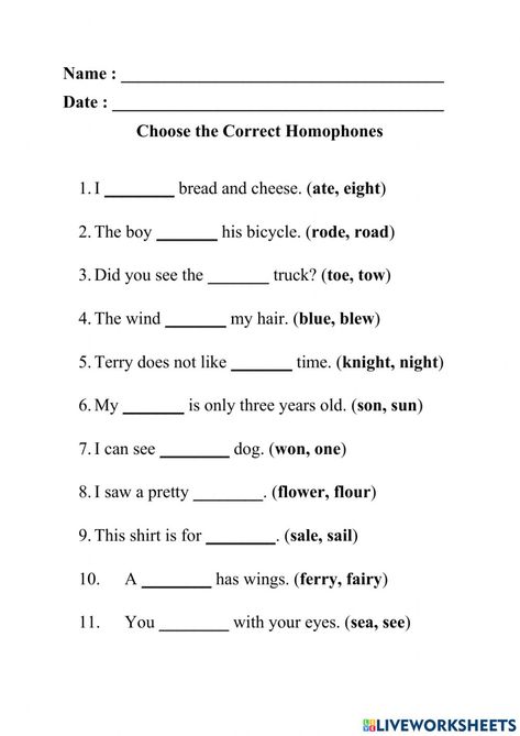 3rd Grade Homophone Activities, Homonyms Activities 3rd Grade, Homophones Worksheets For Grade 2, Homophones Worksheets 2nd Grade, Grade Three English Worksheets, Homophones Activities 3rd Grade, Homonyms Worksheet Grade 3, English Grade 4 Activities, Homophones Worksheets For Grade 3