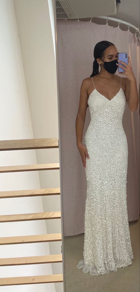 White Glitter Dress Long, White Matric Dance Dresses, Glitter Dress Long, Matric Dance Dresses, Grad Dresses Long, Matric Dance, Prom Dress Inspiration, Prom Looks, Grad Dresses