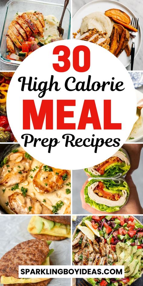 Discover delicious and nutritious high calorie meal prep recipes for weight gain that are also low carb. Our bulking meal prep recipes make it easy to fuel your fitness goals with easy high calorie meals for bulking. From 1000 calorie meal recipes like high calorie breakfast, lunch, and dinner recipes, find the perfect high-calorie meals to support your weight gain journey. Elevate your meal prep game with our high calorie recipes for weight gain. Meals For Bulking, High Calorie Meal Prep, Meal Prep Weight Gain, High Calorie Meal Plan, High Calorie Lunches, High Calorie Recipes, Recipes For Weight Gain, 1000 Calorie Meal, Bulking Meal Prep