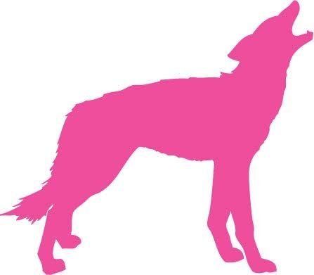 Amazon.com: Decaltor Pink Wolf Silhouette - Laptop Stickers - 5" Vinyl Decal -Funny Laptop, Phone, Tablet Vinyl Decal Sticker,Bumper Sticker: Automotive Pink Wolf, Bottle Decals, Wolf Silhouette, Water Bottle Decal, Bumper Sticker, Laptop Stickers, Bumper Stickers, Vinyl Decals, Vinyl Decal Stickers