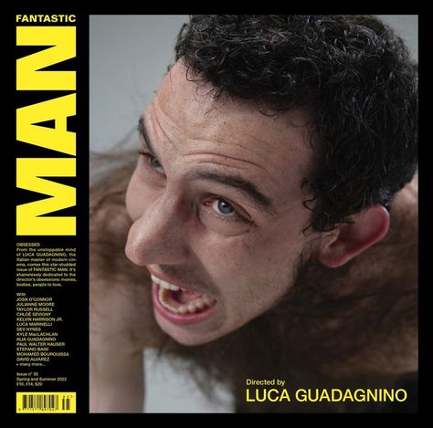 SPRING AND SUMMER 2022 The 35th edition of Fantastic Man is a blockbuster issue directed by the Italian filmmaker, LUCA GUADAGNINO. David Alvarez, Netherlands Language, Luca Guadagnino, Indie Magazine, Man Magazine, Kyle Maclachlan, Taylor Russell, Mens Fashion Magazine, Out Magazine