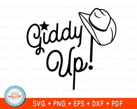 Giddy up Svg Cowgirl SVG Horse Sayings Rodeo SVG Western - Etsy Gift Bag Svg Free, Rodeo Svg Free, Giddy Up Tattoo, Western Cricut Designs, Giddy Up, Horse Sayings, Rodeo Svg, Texas Svg, Cowgirl Svg