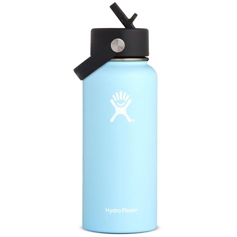 [Sponsored] Hydro Flask 32Oz Wide Mouth Flex Straw Lid Water Bottle 2019 In Blue #hydroflaskcolors Good Water Bottles For School, Blue Hydro Flask, Volleyball Water Bottles, Beach Water Bottle, Pink Hydro Flask, Hydro Flask Colors, Hydro Water Bottle, Blue Water Bottle, Hydro Flask Water Bottle