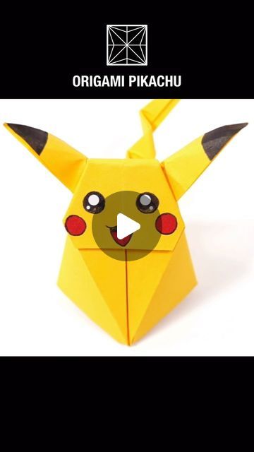 Paper Crafts 1101 on Instagram: "ORIGAMI PIKACHU

Designed By Ax Origami & Paper Kawaii
Modified by Papercrafts 1101

#papercrafting #pokemon #pikachu #origami #basteln" Pokemon Origami, Pokemon Papercraft, Origami Pikachu, Arti Decorative, Pokemon Crafts, Paper Kawaii, Art Pokemon, Pokemon Craft, Dragon Ball Art Goku